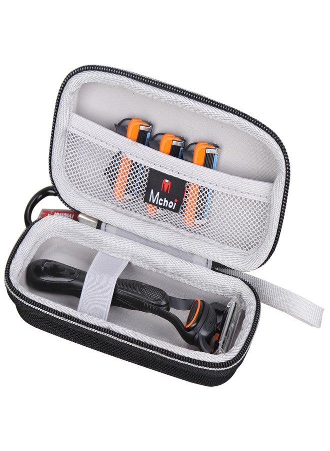 Mchoi Hard Carrying Case Fits for Fusion5 Men’s Razor & Proglide Shield Men's Razor, Case Only, Grey - Image 2